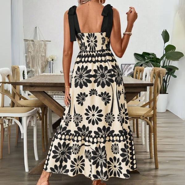Sunny Blossom Midi Dress