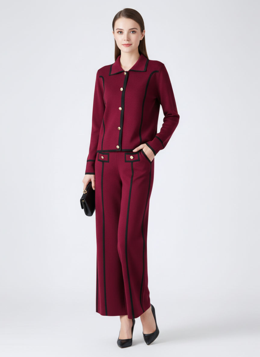 Two-Piece Button-Down Coordset