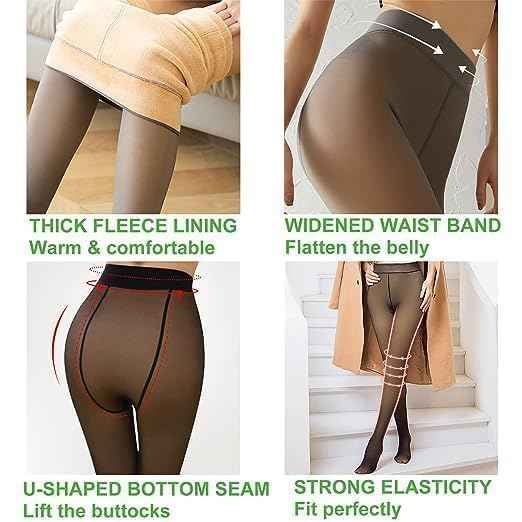 Women's Skinny Fit High Rise Soft Touch Thermal Skinny Tights