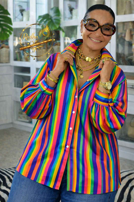 Radiant Rainbow Chic