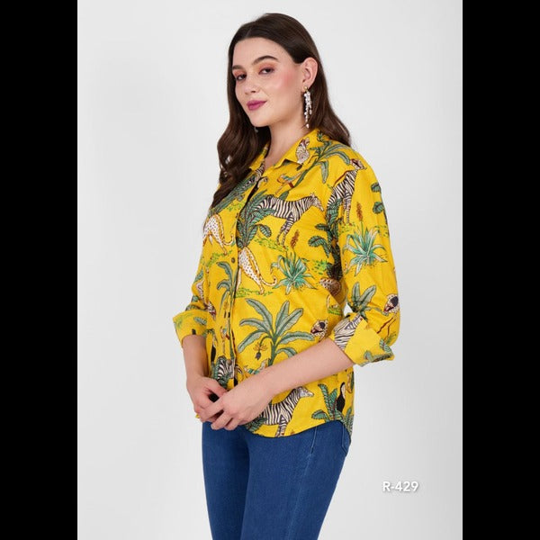 Tropical Jungle Print Shirt