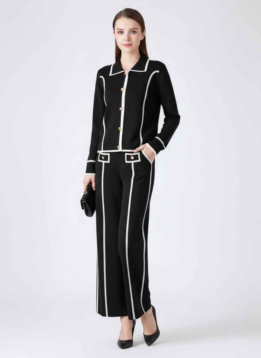 Two-Piece Button-Down Coordset