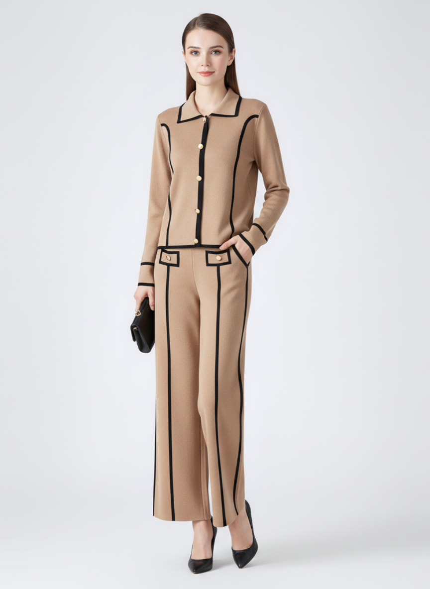 Two-Piece Button-Down Coordset